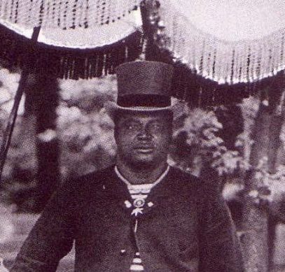 Der Prinz Samson Dido aus Kamerun in Hamburg bei Carl Hagenbeck
